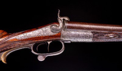 C. A. FISCHER & SOHN INLUBECKPinfire 12g. with second set 14-gauge double rifle barrels ~Condition x 3 ! - Image 4 of 10