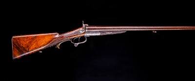 C. A. FISCHER & SOHN INLUBECKPinfire 12g. with second set 14-gauge double rifle barrels ~Condition x 3 ! - Image 2 of 10