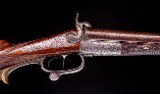 C. A. FISCHER & SOHN INLUBECKPinfire 12g. with second set 14-gauge double rifle barrels ~Condition x 3 ! - Image 4 of 10