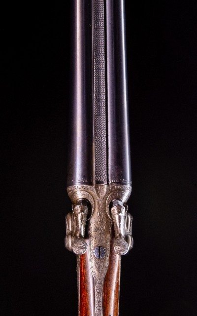 H. C. G. Stein of Hamburg 20g. Hammer double ~ Super high quality - Image 3 of 8