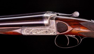 Charles Francis 12g, boxlock with exceptional wood, engraving, and is light! - Image 5 of 8