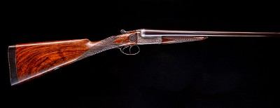 Charles Francis 12g, boxlock with exceptional wood, engraving, and is light! - Image 2 of 8