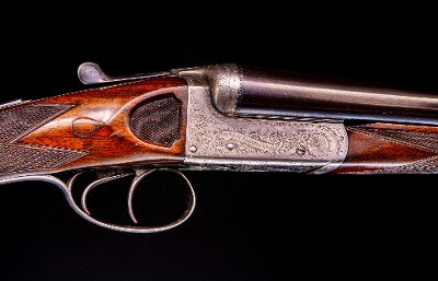 Charles Francis 12g, boxlock with exceptional wood, engraving, and is light! - Image 4 of 8