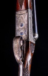 Charles Francis 12g, boxlock with exceptional wood, engraving, and is light! - Image 6 of 8