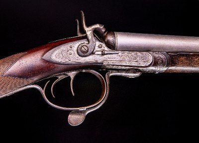 Purdey Double Rifle in 16g. ~ rifling strong and comes with box of brass 16g. shells! - Image 4 of 10