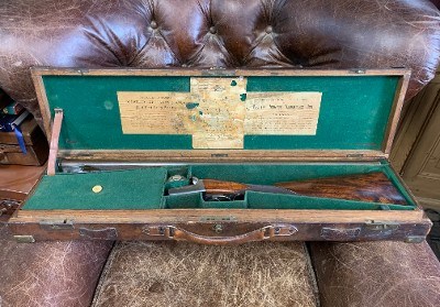 Westley Richards Very Rare Nitro Proofed Damascus drop lock ~ beautiful in its makers case ~ No cast so great for right or left-handed - Image 9 of 11