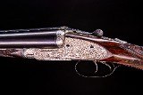 F. T. Baker high grade English sidelock with stunning engraving and wood - Image 5 of 9