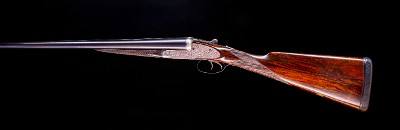 F. T. Baker high grade English sidelock with stunning engraving and wood - Image 1 of 9
