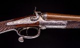 John Dickson & Son Classic Hammer Double in its original makers oak & Leather case - Image 4 of 10