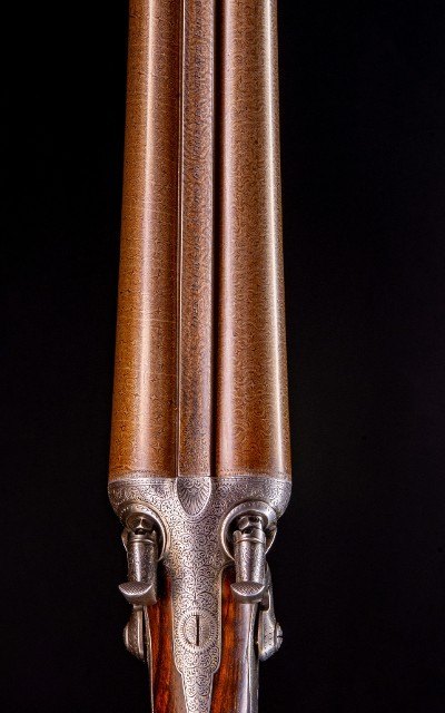 John Dickson & Son Classic Hammer Double in its original makers oak & Leather case - Image 3 of 10