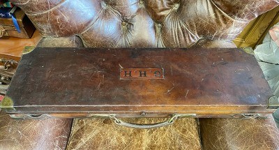 John Dickson & Son Classic Hammer Double in its original makers oak & Leather case - Image 9 of 10