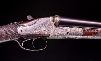 Charles Lancaster Lovely Londonmatched Pair of Sidelocks from between the wars ~ crisp engraving!Own a London matched pair! - Image 4 of 10