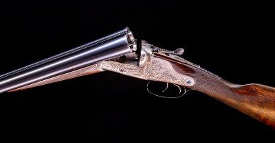 Charles Lancaster Lovely Londonmatched Pair of Sidelocks from between the wars ~ crisp engraving!Own a London matched pair! - Image 8 of 10
