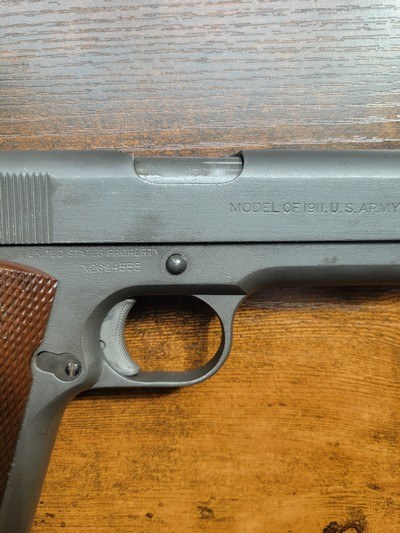 WW1 Era Colt 1911 with X Replacement Serial and Archival Documents - Image 8 of 15