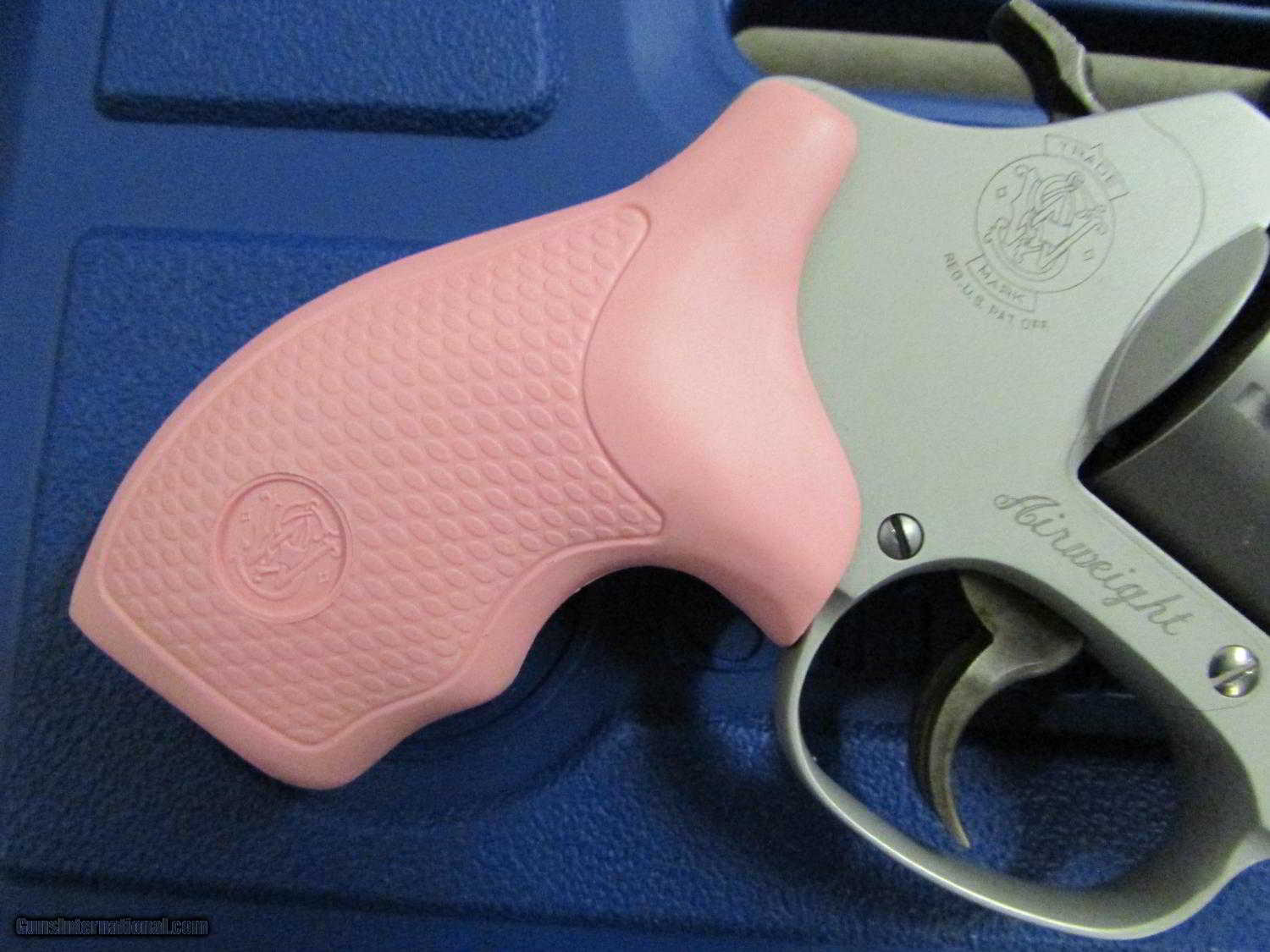 Smith & Wesson Model 637 AirWeight Pink Grips .38 Special 150467