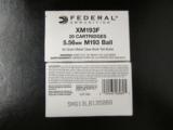 500 ROUNDS FEDERAL XM193F 5.56 NATO 55 GR FMJ-BT - 4 of 4