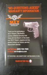 SCCY Industries CPX2 CB Compact 9mm Lifetime Warranty - 8 of 9