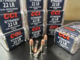 500 ROUNDS CCI STINGER .22 LR PLATED HP 22LR 22
- 1 of 3