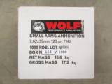 1000 ROUNDS WOLF 7.62X39 7.62X39MM 123 GR FMJ AMMO - 4 of 5