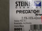 Steiner 2.5-10x42mm Predator Xtreme Hunting Scope S-1 Reticle - 5 of 6