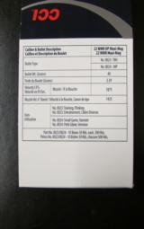 500 ROUNDS CCI MAXI-MAG 40 GR FMJ .22 MAG .22 WMR- 3 of 3