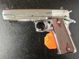 Colt Custom 1911 Bright Stainless Rosewood .38 Super - 3 of 10