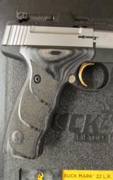 Browning Buck Mark Stainless Black Laminated UDX Semi-Auto .22 LR Pistol - 4 of 9