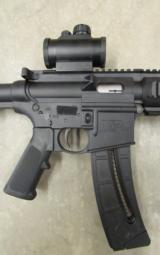 Smith & Wesson M&P15-22 Tactical .22 LR with Flashlight and Red Dot Optic - 6 of 12