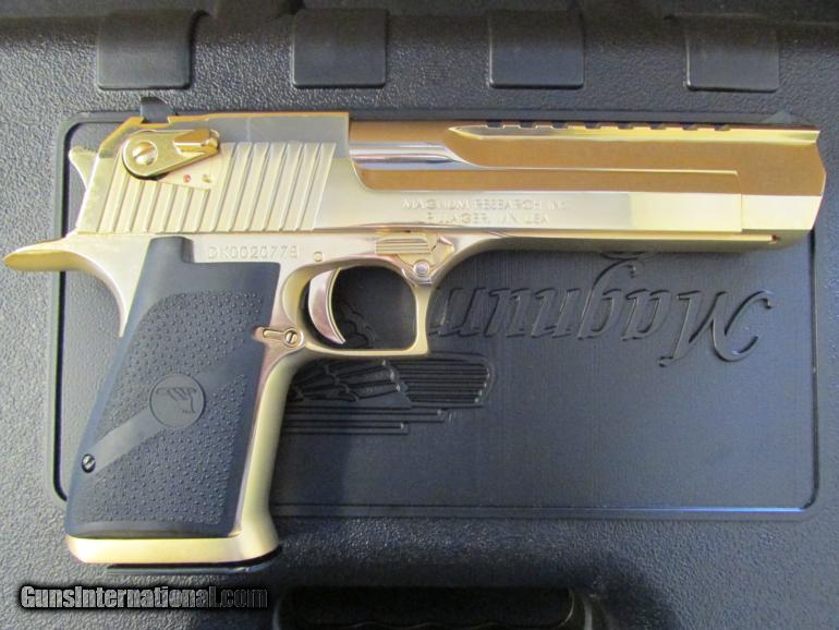 24kt Gold Magnum Research Desert Eagle Mark Xix 50 Ae De50go