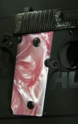 Sig Sauer P238 Engraved with Pink Pearl Grips .380 ACP 238-380-BSS-ESP - 5 of 8