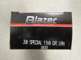 1000 Rounds CCI Blazer 158 Gr LRN .38 Special - 2 of 5