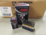 5000 Rounds CCI Standard Velocity .22 LR 22 Long Rifle - 1 of 3