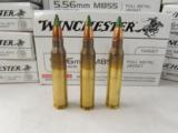 1000 ROUNDS WINCHESTER 62 GR M855 PENETRATOR FMJ 5.56 NATO - 1 of 4