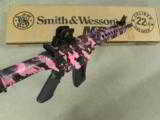 Smith & Wesson M&P15-22 Pink Platinum Threaded BBL .22 LR 811051 - 10 of 10