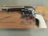 Uberti 1873 Single-Action Cattleman Cody Nickel .45 Colt 356005 - 2 of 9