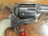 Uberti Engraved Cattleman 5.5" SS .45 Colt Revolver - 6 of 11