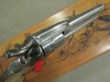 Uberti Engraved Cattleman 5.5" SS .45 Colt Revolver - 7 of 11