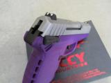 SCCY CPX-1 DAO 3.1" Stainless / Purple 9mm CPX1TTPU - 9 of 10