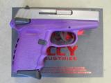 SCCY CPX-1 DAO 3.1" Stainless / Purple 9mm CPX1TTPU - 1 of 10