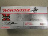 200 Rounds Winchester Super-X 55 Gr PSP .22-250 Rem. - 2 of 4