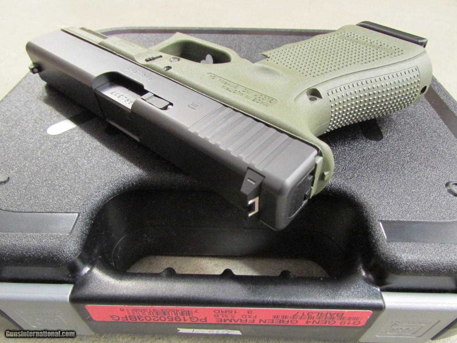 Glock 19 9mm Generation 4 FXD