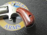 North American Arms Mini Revolver Short Stainless .22 Magnum NAA-22MS - 6 of 7