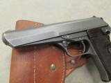 1954 Czech CZ M52 7.62X25mm Pistol Original Holster & Magazines - 3 of 8