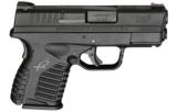 Springfield XD-S 3.3" Single Stack .45 ACP Black XDS93345BE - 2 of 2
