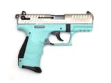 WALTHER P22 SILVER & ANGEL BLUE .22 LR PISTOL 512.03.60 - 1 of 1
