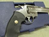 1991 Colt Python Brushed Stainless 6" .357 Magnum w/ Box - 6 of 13