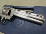 1991 Colt Python Brushed Stainless 6" .357 Magnum w/ Box - 5 of 13