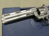 1991 Colt Python Brushed Stainless 6" .357 Magnum w/ Box - 3 of 13
