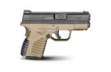 Springfield XD-S XDS FDE 3.3" 9mm Luger SKU: XDS9339DEE - 1 of 1