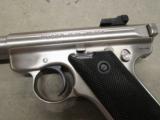 2000 RUGER MARK II STAINLESS TARGET SEMI-AUTO .22 LR - 3 of 8